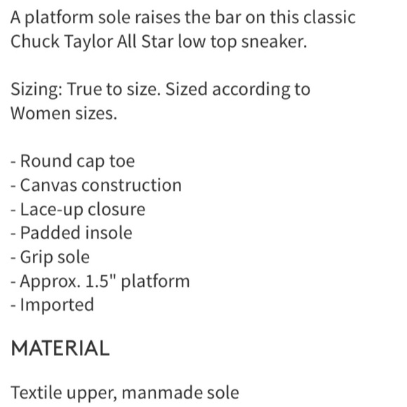 CONVERSE | 11 Pink Women’s Platform Sneakers NEW - Picture 8 of 8